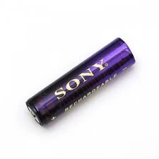 باتری لیتیوم یون قابل شارژ سونی مدل ICR-18650 ظرفیت 10000 میلی آمپر سر تخت