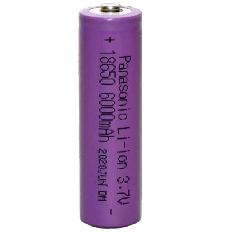 باتری لیتیوم یون قابل شارژ پاناسونیک کد 18650 ظرفیت 6000 میلی آمپر