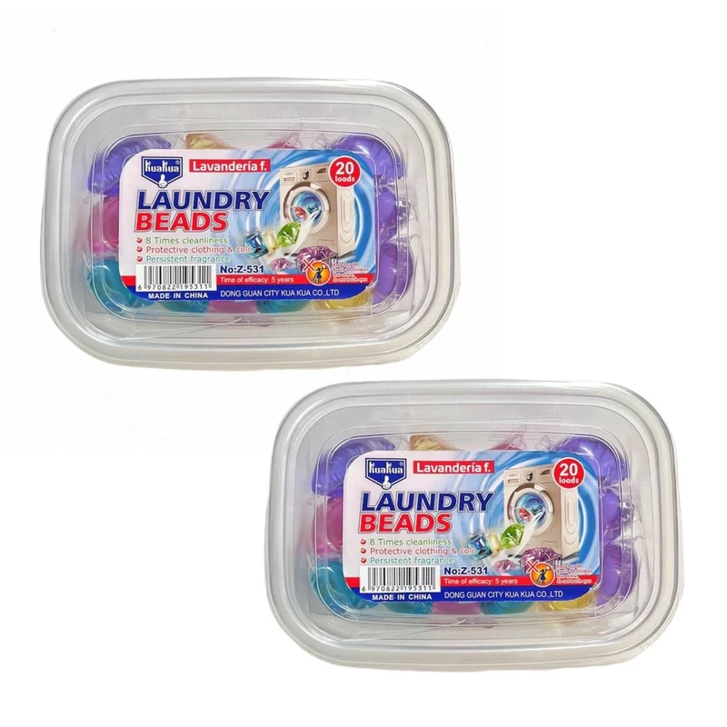 قرص ماشین لباسشویی کواکوا مدل ALL IN 1 دو بسته 20 عددی