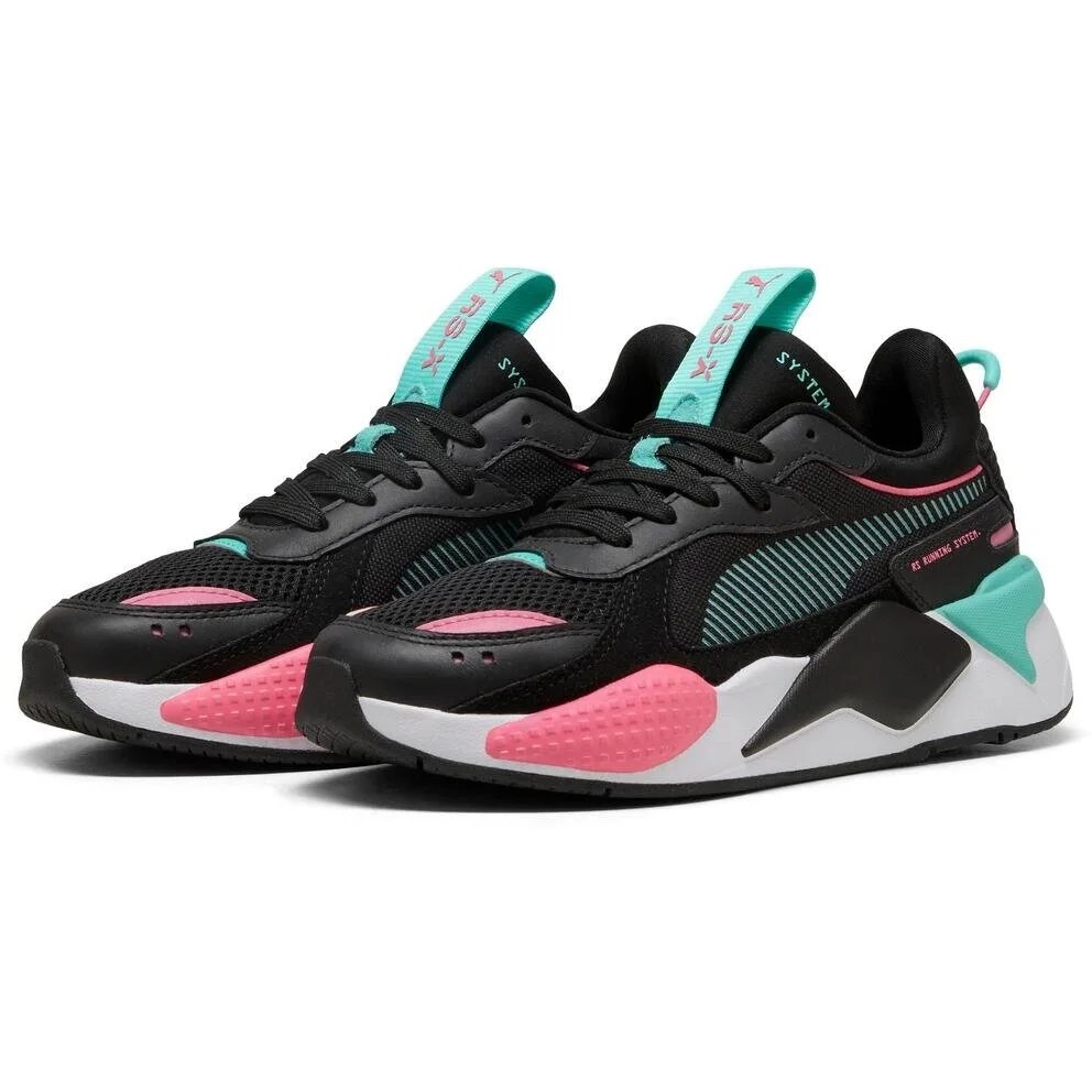 اسنیکر زنانه RS X REINVENTION WOMEN کفش های ورزشی صورتی سبز سیاه پوما Puma